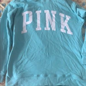 Blue hoodie by pink vs